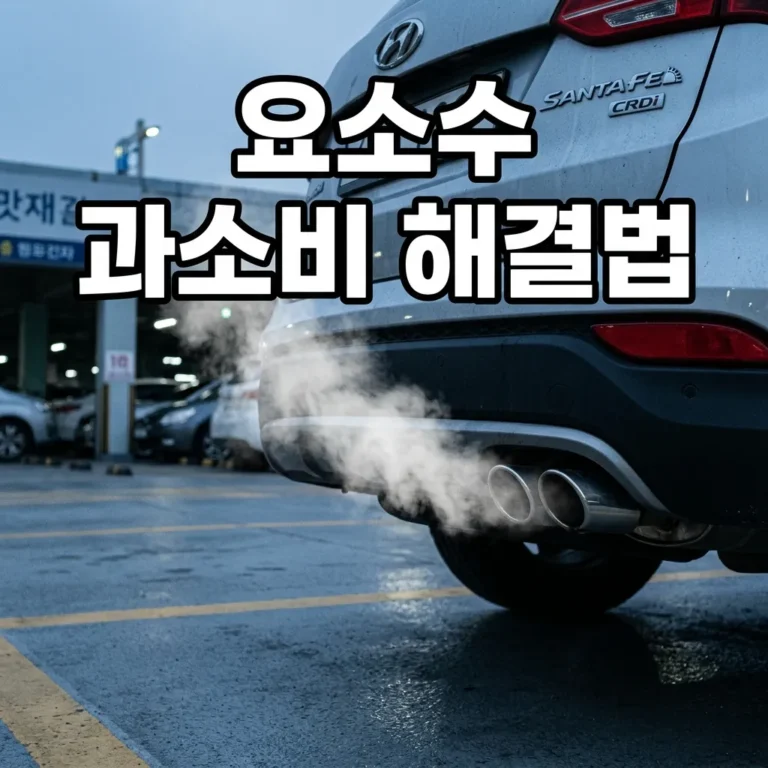 쏘렌토 MQ4 요소수 과사용 해결법 2026 — 에러코드 없이 줄어든다면 이렇게