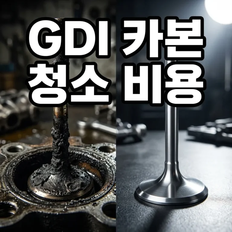 쏘렌토 MQ4 가솔린 2.5T GDI 카본 퇴적 증상과 청소 비용 2026년 정리