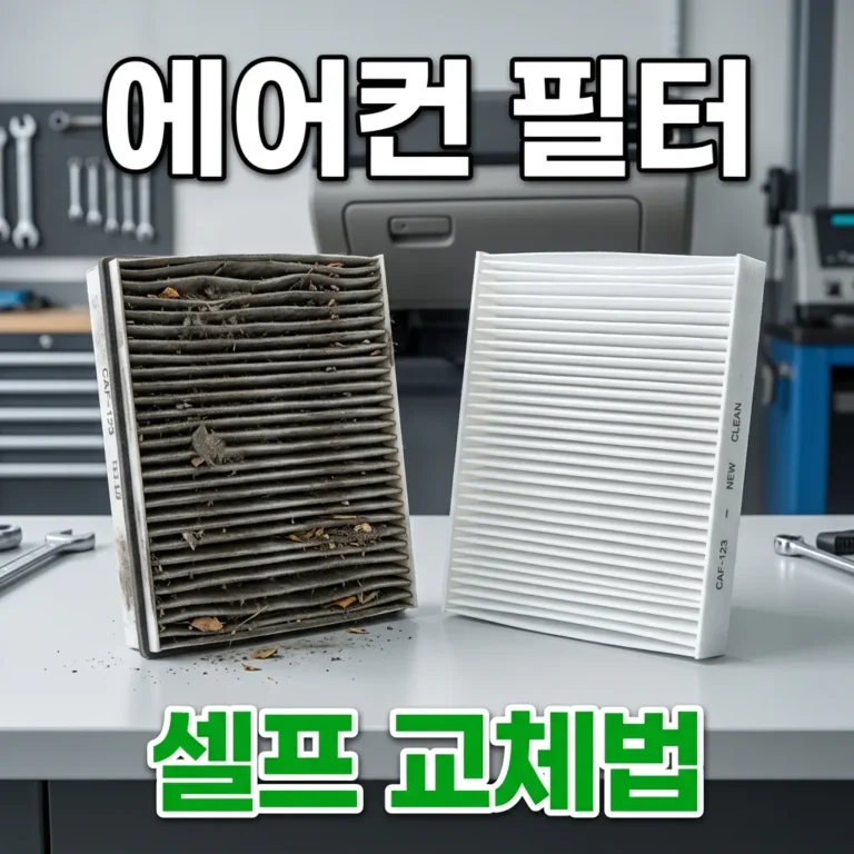 자동차 에어컨 필터 교체 주기와 셀프 교체법 5분이면 끝