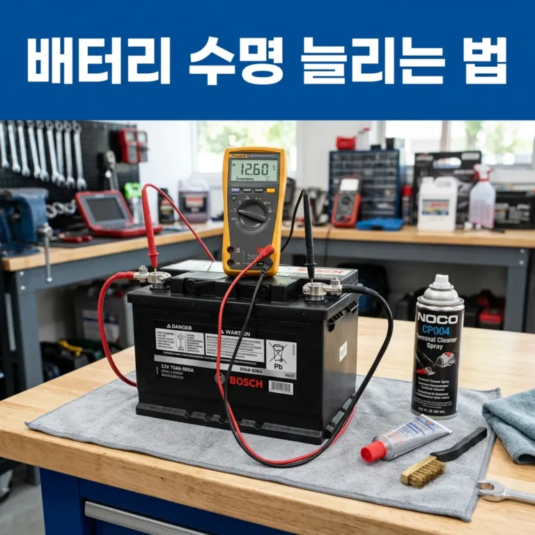 자동차 배터리 수명 늘리는 7가지 관리법 (3년→5년 가능)