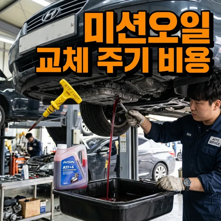 자동차 미션오일 교체 주기, 언제가 맞을까? 비용까지 한 번에 정리