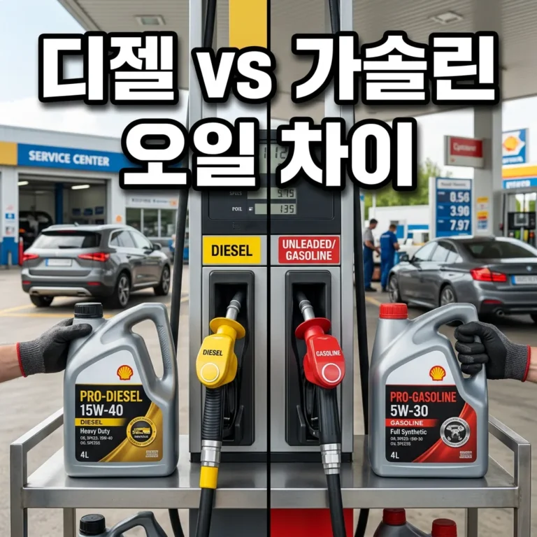 디젤 엔진오일 가솔린 차이, 교차 사용하면 진짜 괜찮을까?