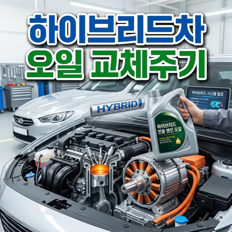 하이브리드차 엔진오일, 일반차랑 왜 달라야 할까? 교체주기·비용 완전 정복