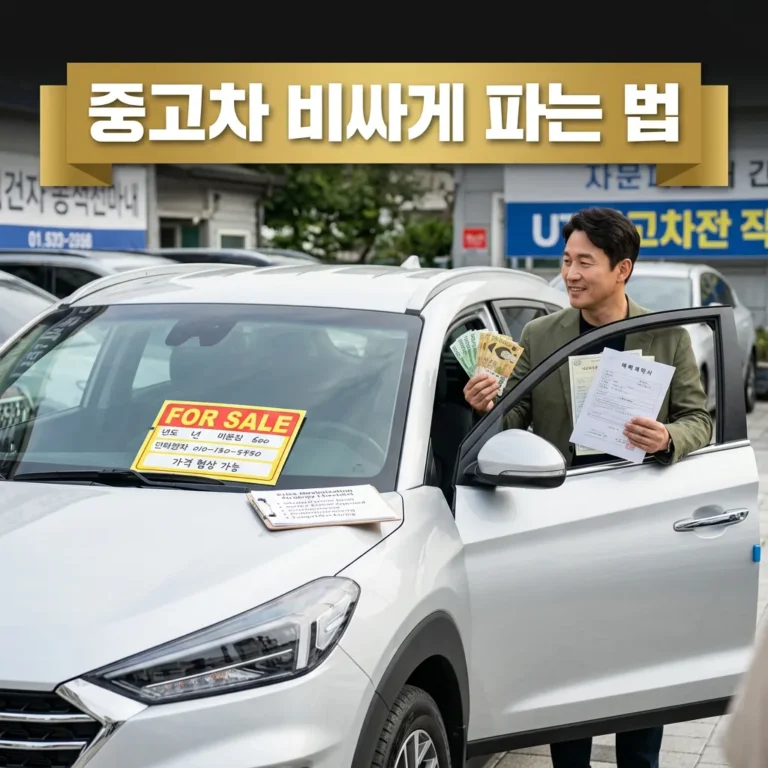 중고차 비싸게 파는 법 — 플랫폼 5곳 비교부터 판매 타이밍까지 7단계 실전 전략