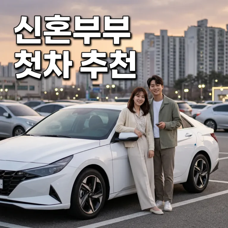 신혼부부 첫차, 예산별로 이렇게 고르면 후회 없어요 (2026 추천 7선)