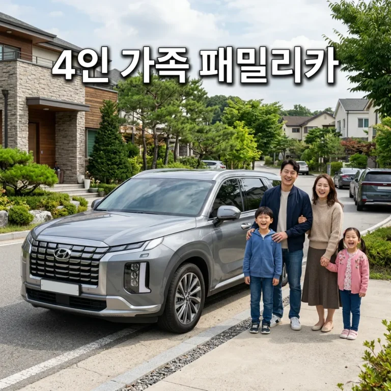 4인 가족 패밀리카 추천 — 후회 없는 차 고르는 체크리스트 7가지