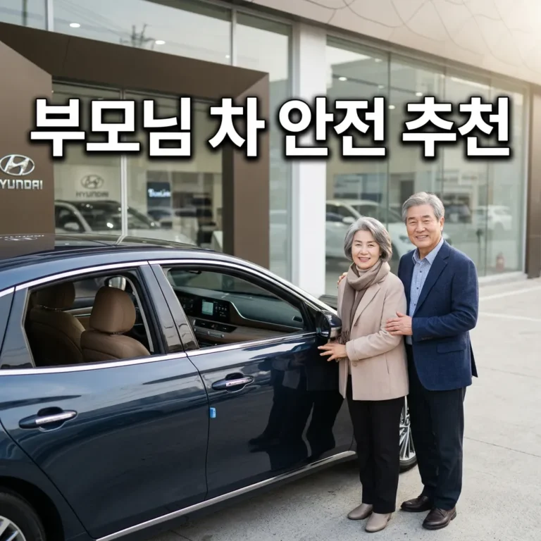 부모님 차 추천 — 안전·승하차·유지비 3가지 기준으로 고르는 법