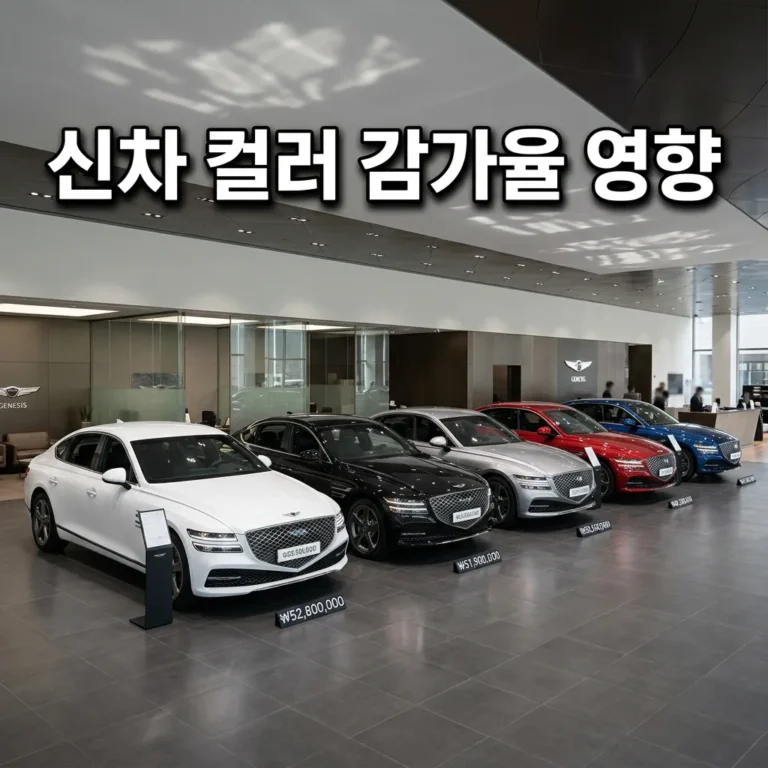 신차 컬러 선택, 3년 후 중고차 가격 최대 10%p 바꾸는 색상 고르는 법