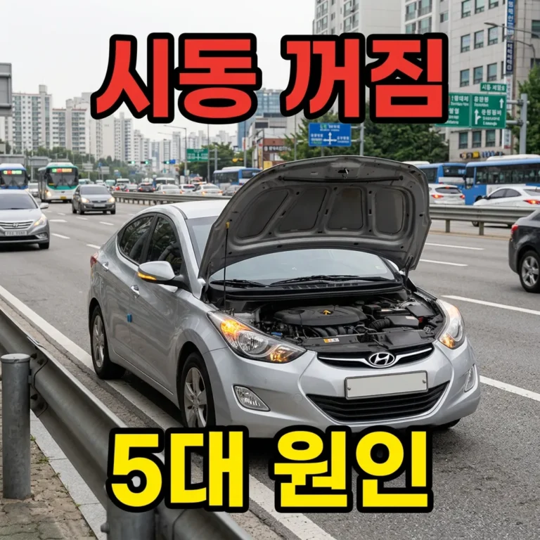 그랜저 GN7 시동 꺼짐·재시동 안 됨 — 5대 원인