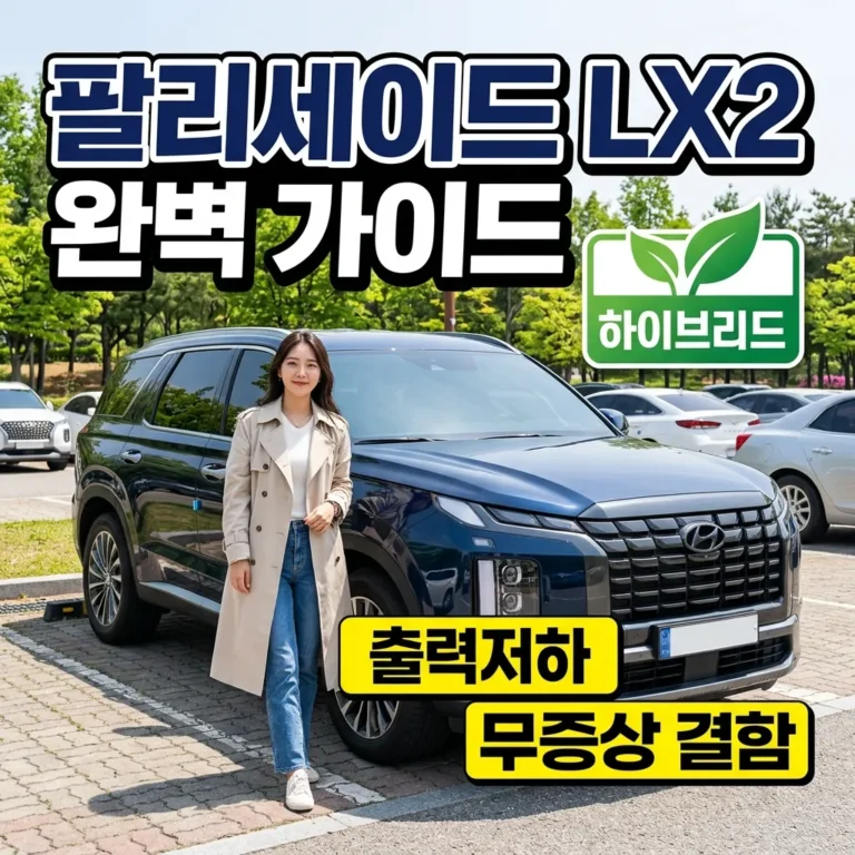 팰리세이드 LX2 완벽 가이드 하이브리드 출력저하 무증상 결함 정리