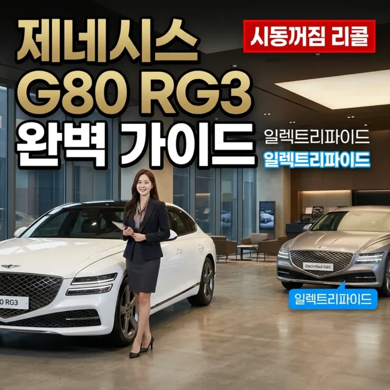 제네시스 G80 RG3 완벽 가이드 (일렉트리파이드·고질병·5년 유지비)