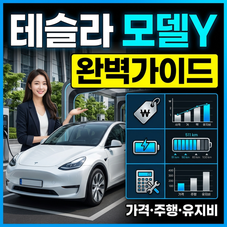 테슬라 모델Y 완벽 가이드 (가격·주행거리·유지비 총정리)