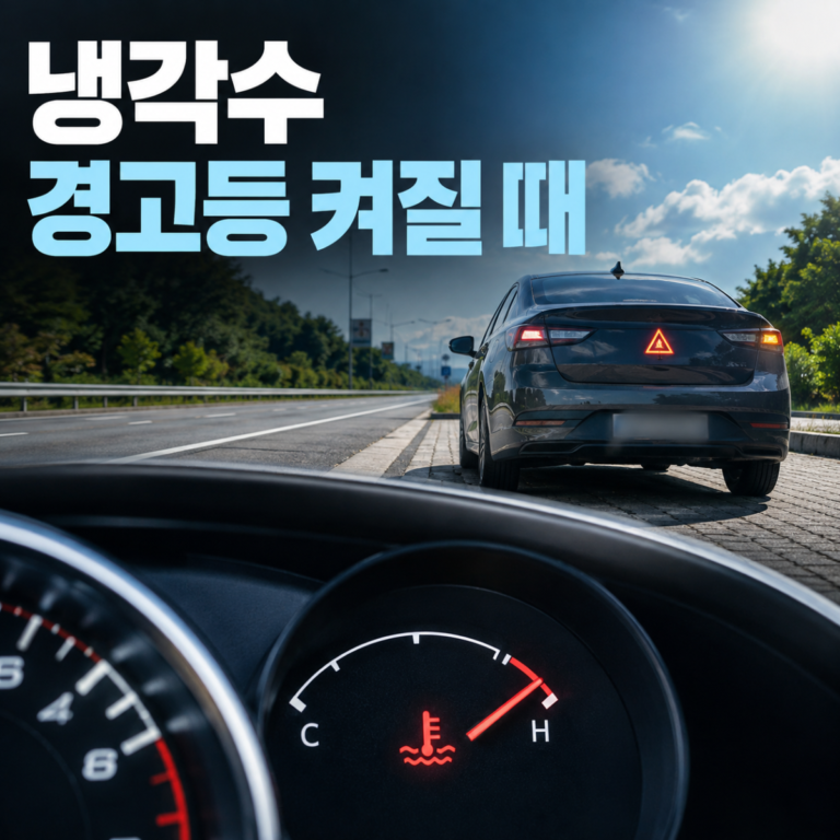 자동차 수온계 H·냉각수 경고등 켜질 때|즉시 정차와 재출발 기준
