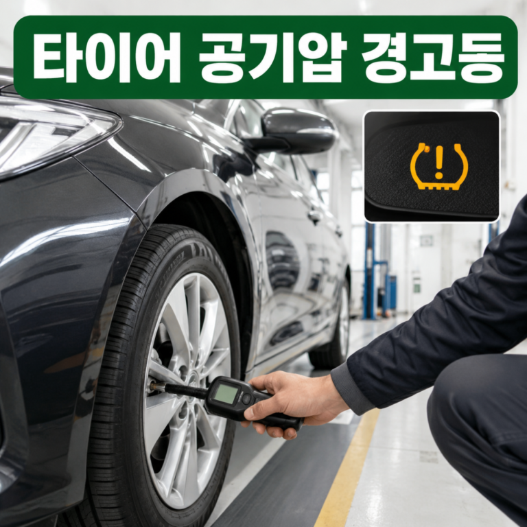 타이어 공기압 경고등 안 꺼질 때|냉간 측정·누설·TPMS 점검 순서