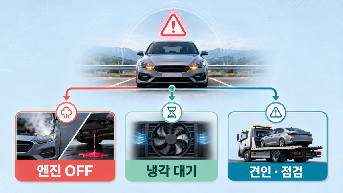 자동차 과열 안전 분기