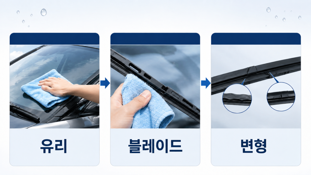 와이퍼 안전 점검 순서