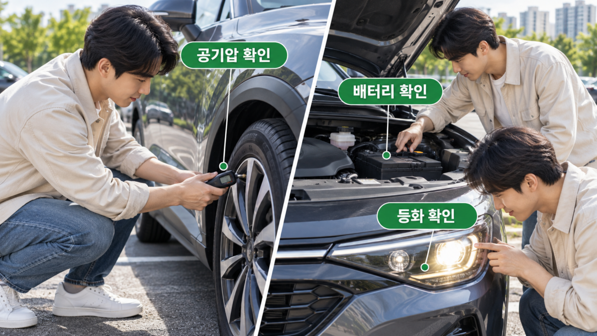 타이어와 배터리