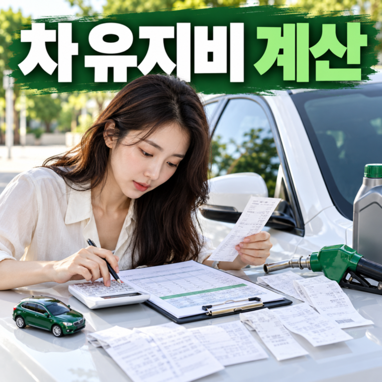 자동차 유지비 계산법|보험·세금·연료·정비 예산 잡는 순서